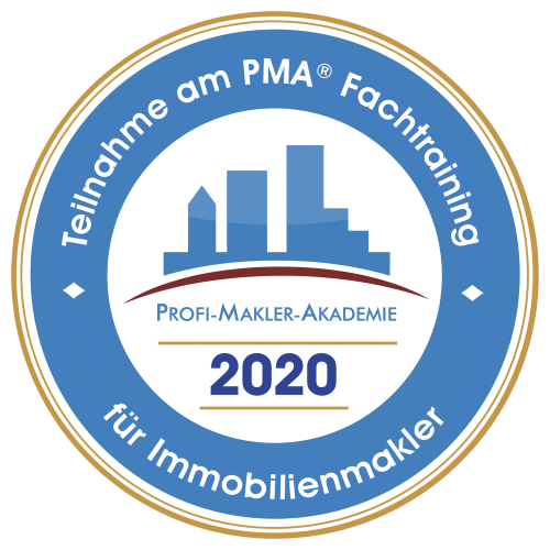 Emblem 2020 - PMA® Fachtraining für Immobilienmakler (gross transparent) 500px